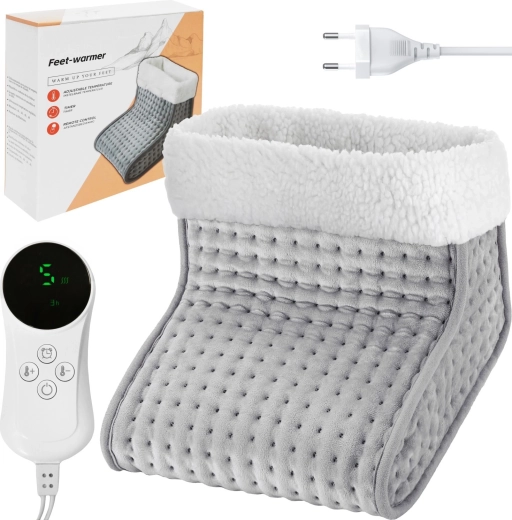 Chauffe-pieds électrique – botte chauffante avec commande - 1 pièce