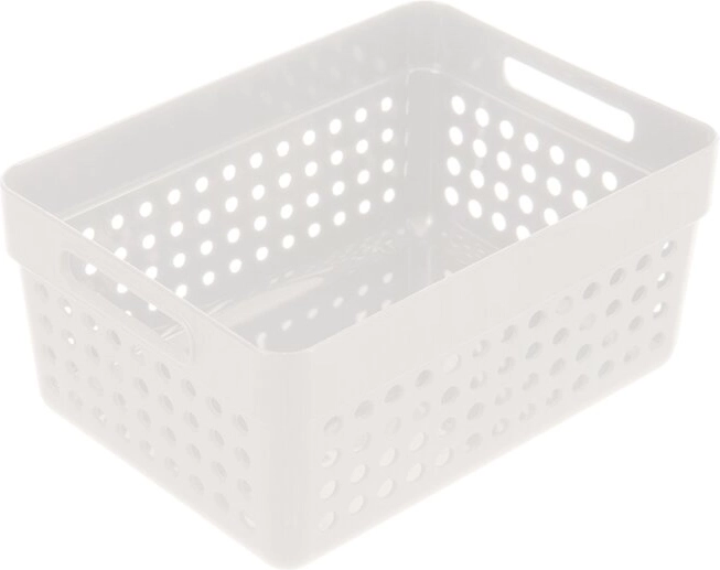 Panier de rangement/organisateur Terra blanc 15,5 × 11,5 × 7,3 cm