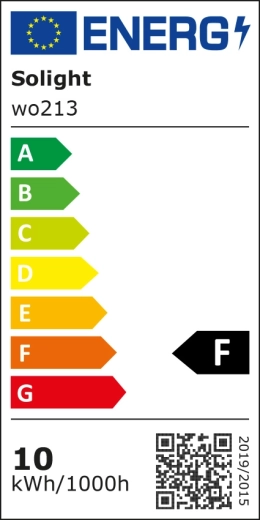 Étiquette énergétique du produit