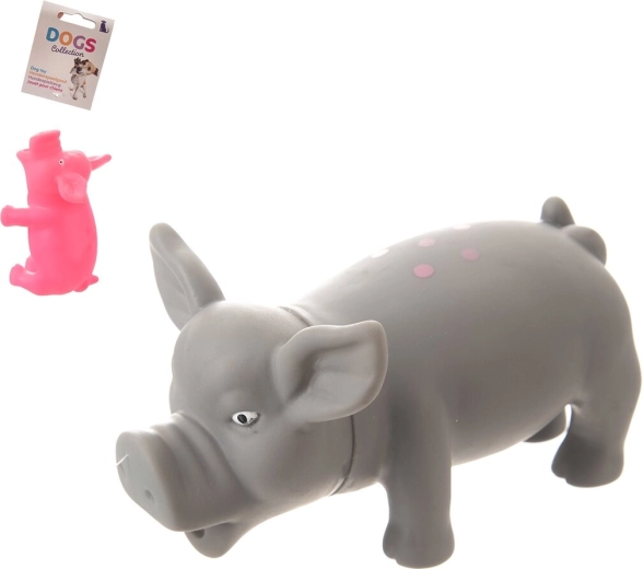 Jouet pour chien cochon en plastique 16 × 8 cm (2 variantes)