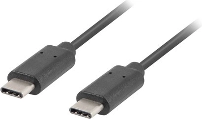 Câble USB-C vers USB-C 2.0, 1 m, noir