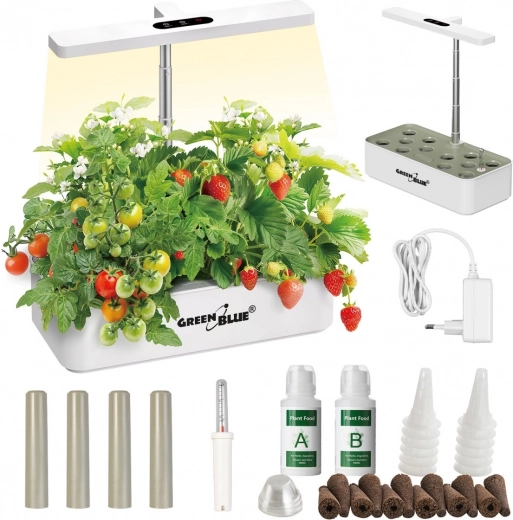 Pot de fleurs hydroponique intelligent GREENBLUE GB133 pour la culture domestique d’herbes et de légumes