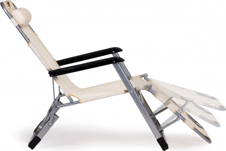 Appui-tête confortable et repose-pieds à 3 niveaux