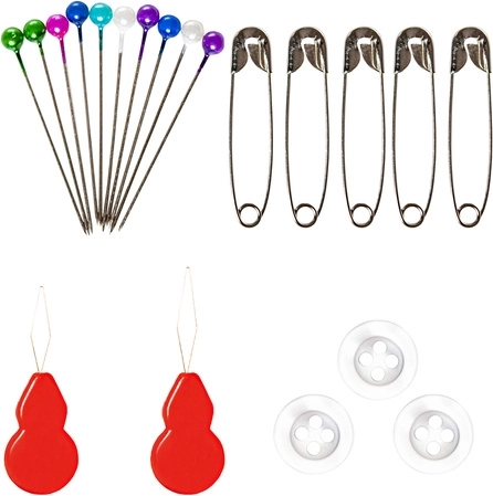 Aiguilles, épingles et accessoires toujours à portée de main