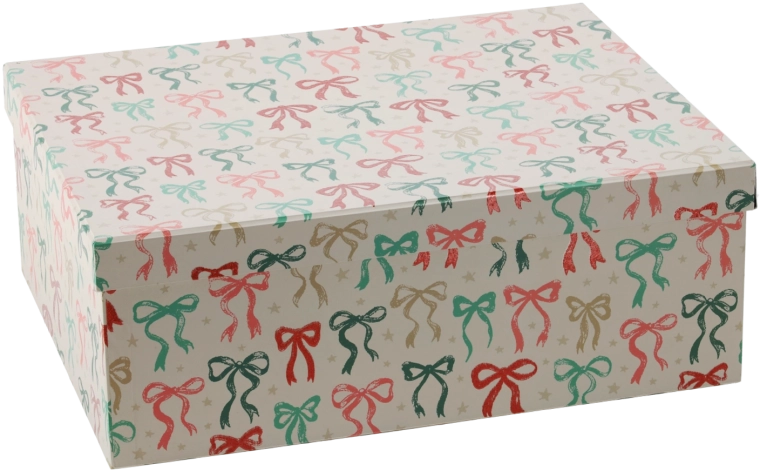 Boîte cadeau Świąteczne Kokarda 37 × 28 × 14 cm