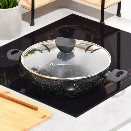 Revêtement granit antiadhésif pour une cuisine saine