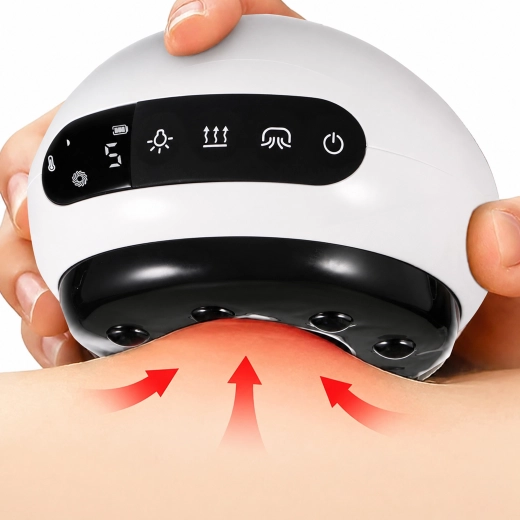 Massage par aspiration dans le style de la ventouse chinoise