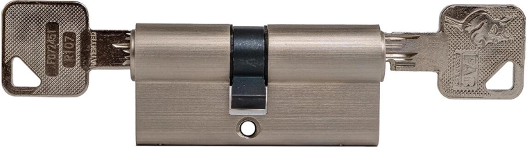 Verrouillage à clé des deux côtés