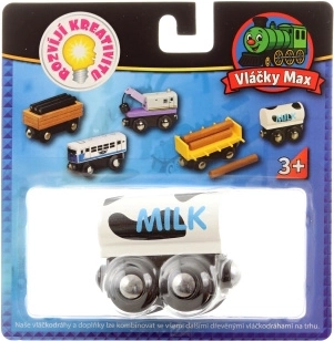 Wagon en bois pour le transport du lait Maxim