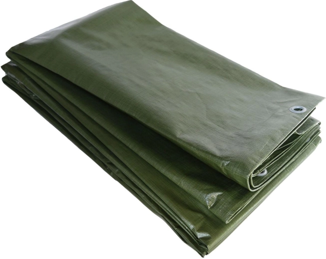 Bâche de couverture PE Standard 4 × 5 m blanche