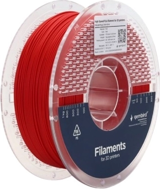 Filament PLA High Speed pour imprimantes 3D, 1,75 mm, 1 kg – Rouge