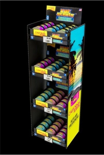 Présentoir pour désodorisants California Scents Sidekick Max, 4 niveaux (48 pcs)