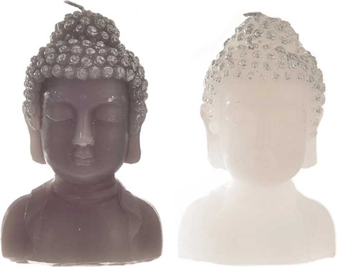 Bougie Bouddha – bougie décorative figurative 12 cm (2 variantes)