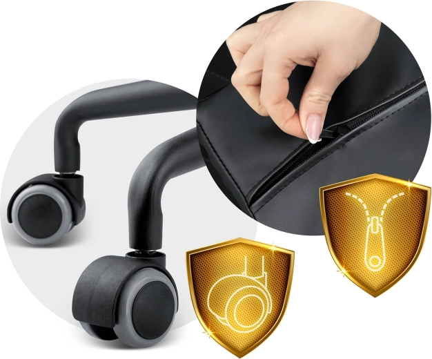 Déplacement silencieux et protection du sol