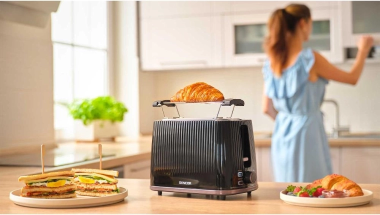 Réchauffage du pain sur la grille de réchauffage