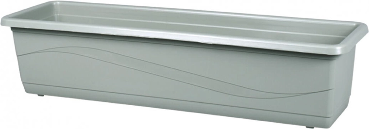 Jardinière Lobelia Modern 60 cm – pot de fleurs en plastique vert clair