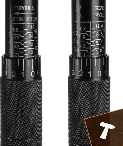 Réglage précis du couple 7–112 Nm