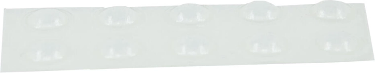 Butées adhésives transparentes demi-rondes 6,4 × 1,6 mm (10 pcs) BS-40