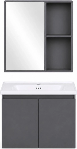 Rangements bien pensés avec miroir