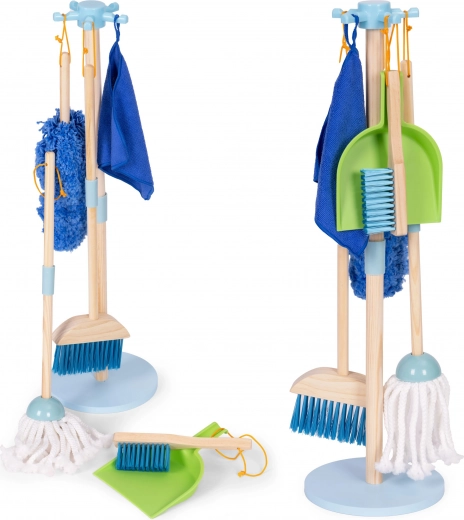 Ensemble de ménage en bois pour enfants 7 pièces ECOTOYS