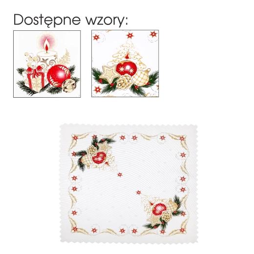 Serviette décorative de Noël Boże Narodzenie 46 × 46 cm - 1 pièce