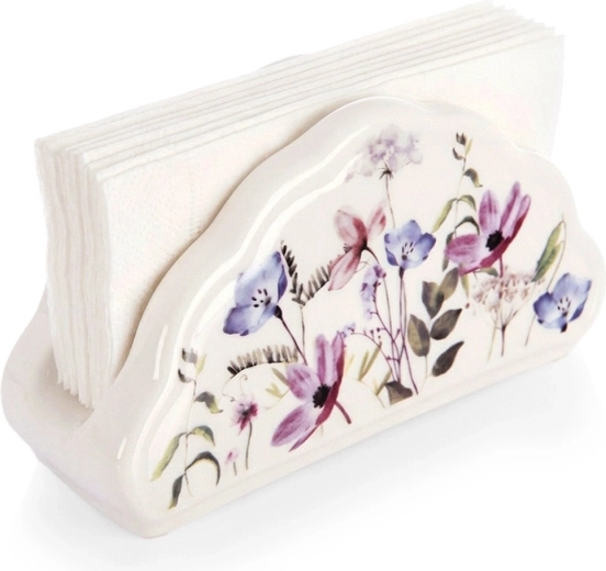 Porte-serviettes en porcelaine LOUKA 13 × 4,5 × 7 cm