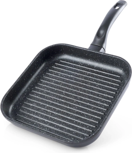 Poêle carrée grill en granit 26 × 26 cm GRANDE