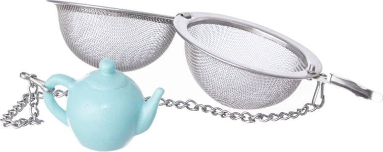 Chaînette avec petite théière décorative pour un retrait facile