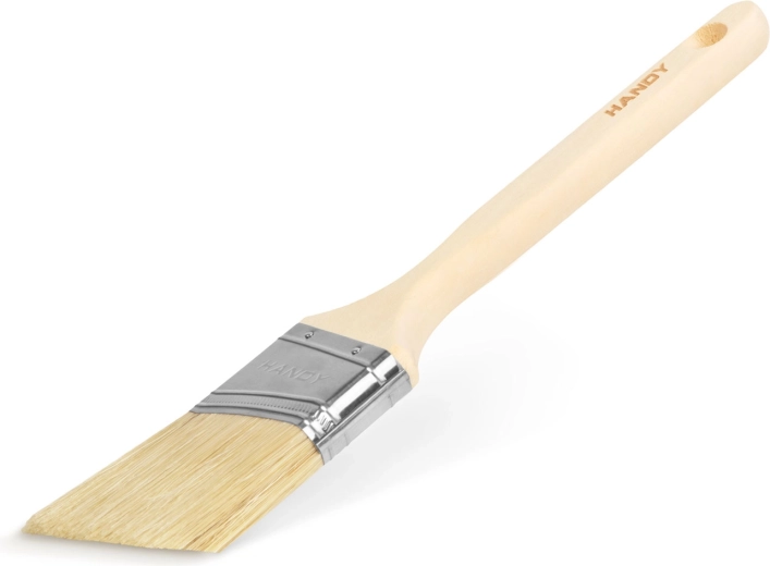 Pinceau plat de peintre à manche en bois, 50 mm