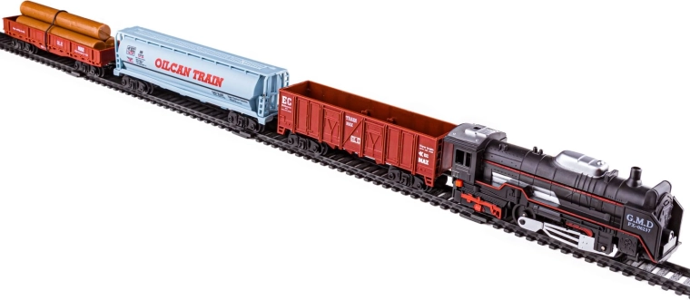 Locomotive et 3 wagons pour un jeu réaliste