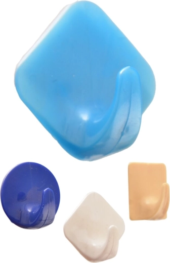 Crochet adhésif en plastique (UH) – assortiment de formes