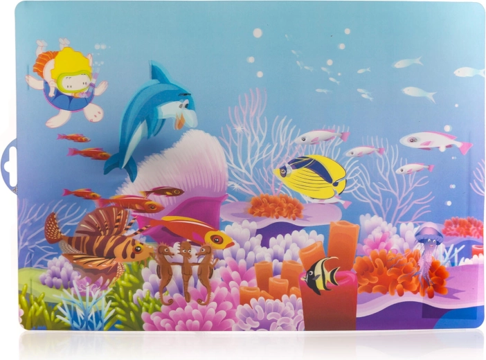 Set de table enfant en plastique Sea 43 × 29 cm