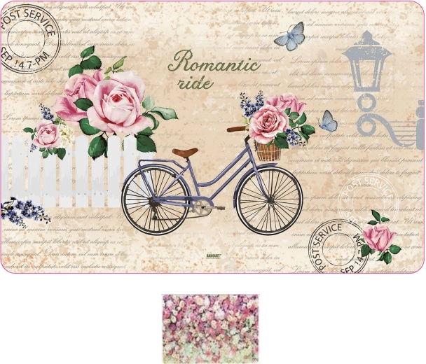 Set de table en plastique Flowers 43 × 28 cm