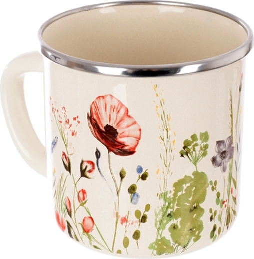 Émail résistant avec bord en inox