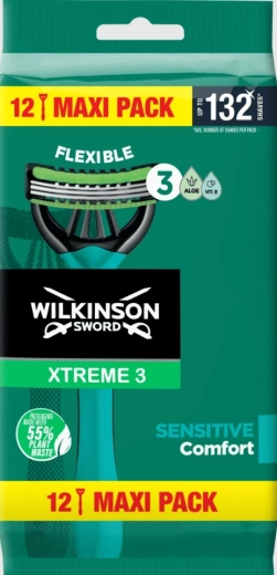 Rasoir jetable Wilkinson Xtreme3 Sensitive, 12 pcs