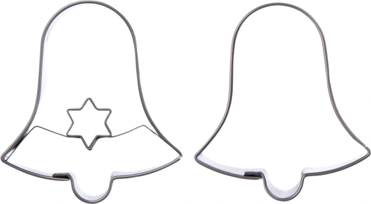 Emporte-pièces Orion pour biscuits en forme de cloche, 4,6 cm - 2 pièces