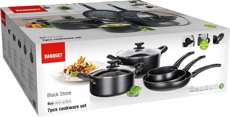 Fond entièrement induction et diffusion rapide de la chaleur