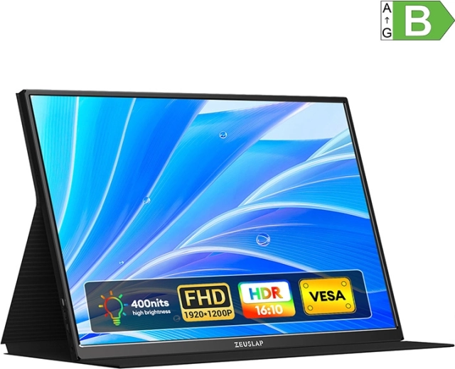 Moniteur gaming portable ZEUSLAP P16 16" WUXGA 120 Hz