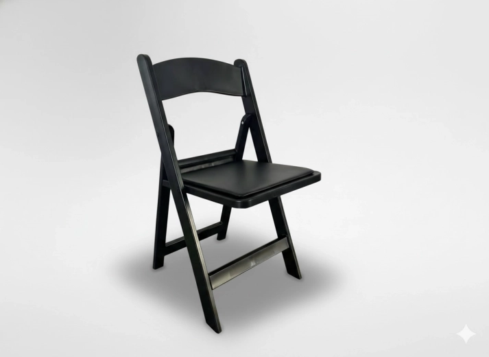Chaise de catering pliante noire