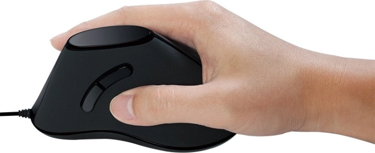 Ergonomie verticale pour une prise en main plus confortable