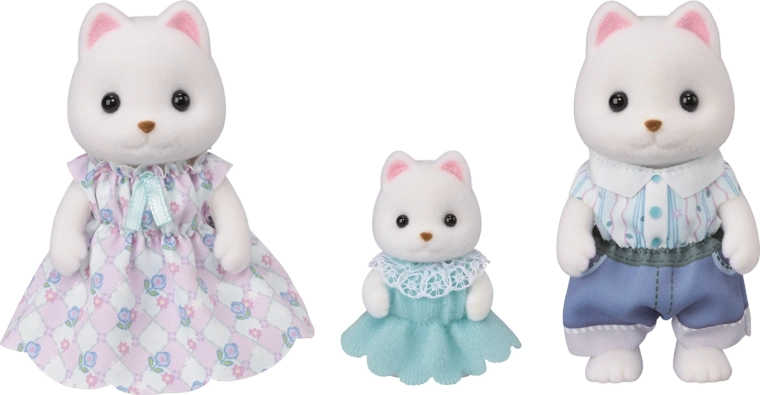 Sylvanian Families – famille de chiens Poméraniens, trio