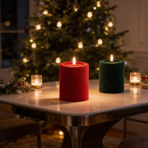 Effet chaleureux de flamme vacillante