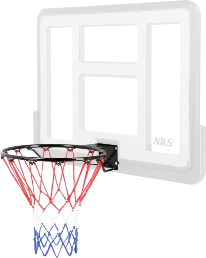 Cerceau de basket-ball en acier NILS ODKR2S avec filet