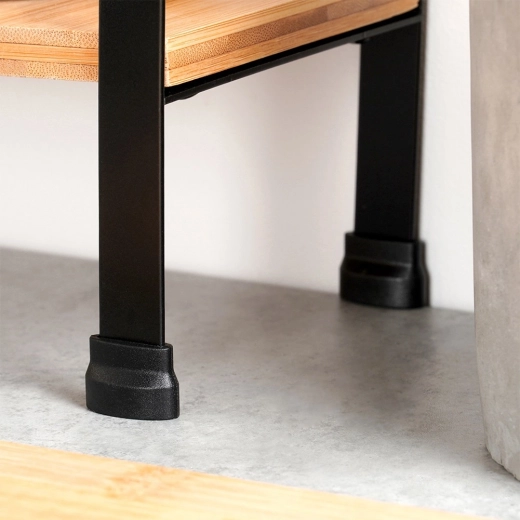 Structure métallique stable avec protection de surface