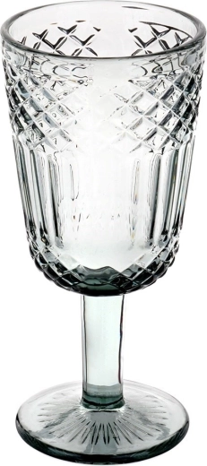 Verre à vin noir en verre 270 ml