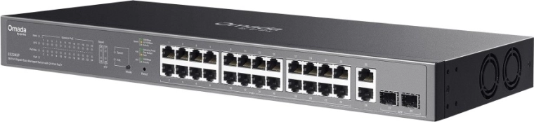Connectivité 28 ports pour le réseau d’entreprise