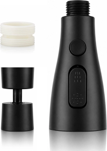 Aérateur de cuisine RENEW FORCE avec tête orientable à 720°, noir