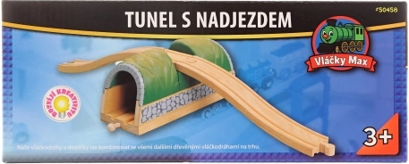 Tunnel en bois avec pont supérieur Maxim