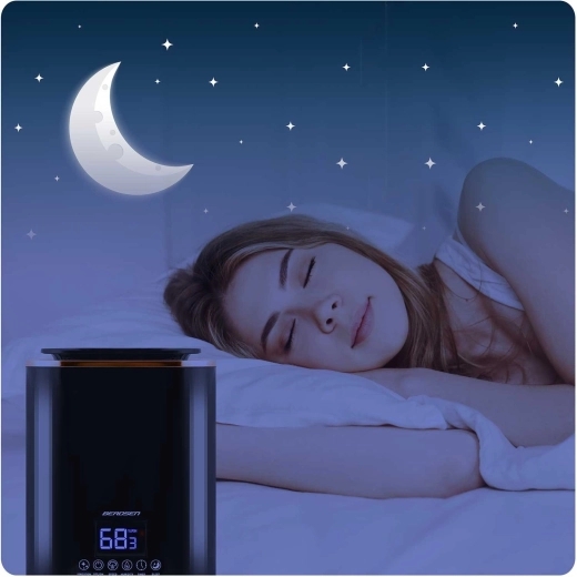 Mode nuit silencieux et commande pratique