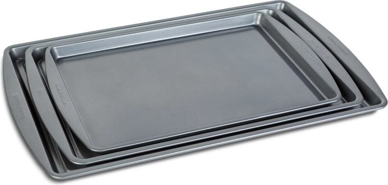Baker's Secret Essential Line, set de 3 plaques de cuisson